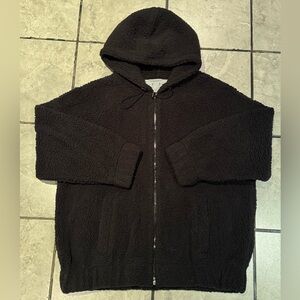 Aerie Sherpa Teddy Coat Zip-Up Jacket